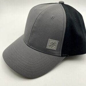 Home Depot Baseball Cap Gray Black Rubber Patch Snap Back Promo Mens Hat OS